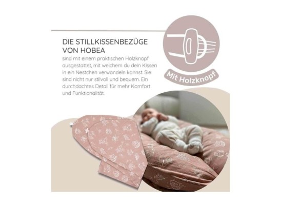 Bezug für Stillkissen Musselin