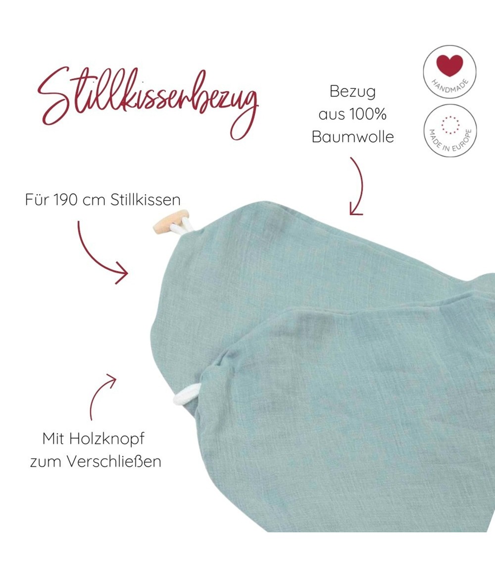 Bezug für Stillkissen Musselin