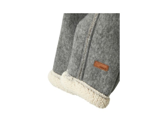 Overall mit Kapuze Wollwalk-Optik Teddyfell