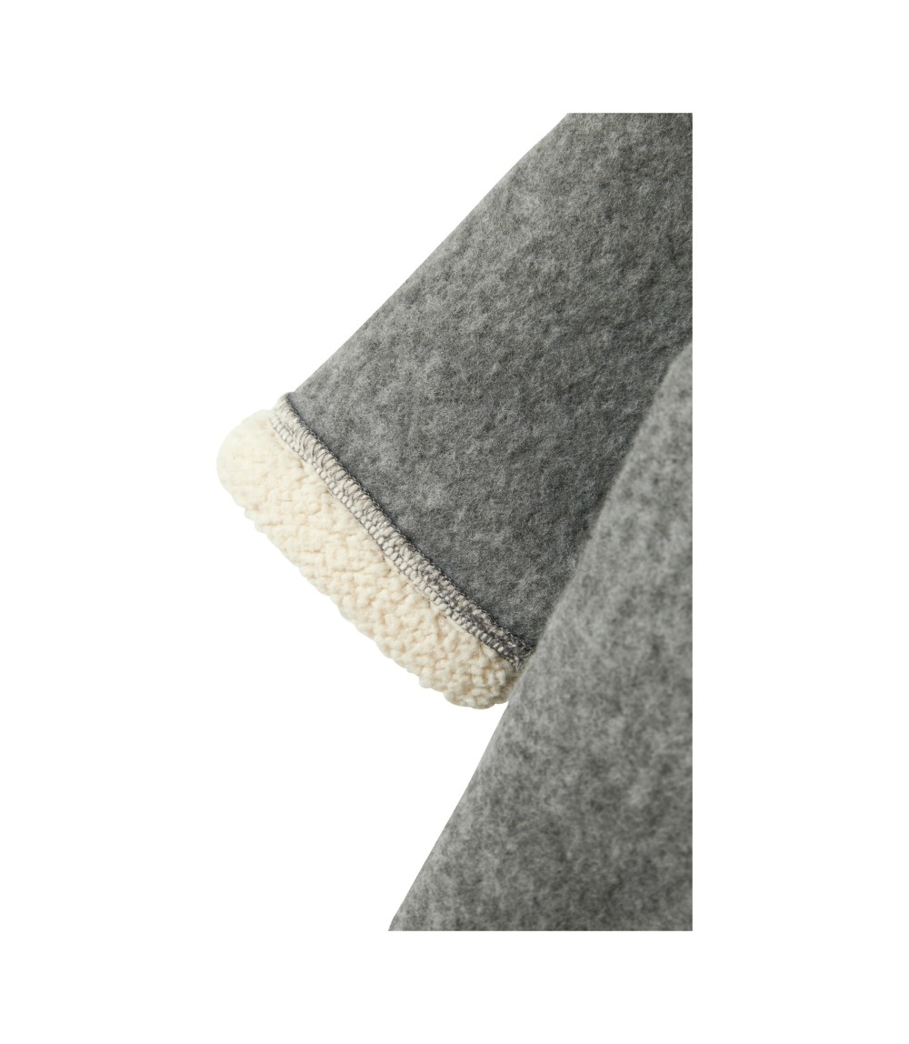 Overall mit Kapuze Wollwalk-Optik Teddyfell