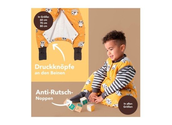 Schlafsack mit Füßen 1.0 Tog