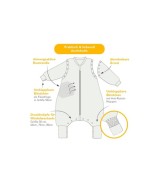 Schlafsack mit Füßen 1.0 Tog