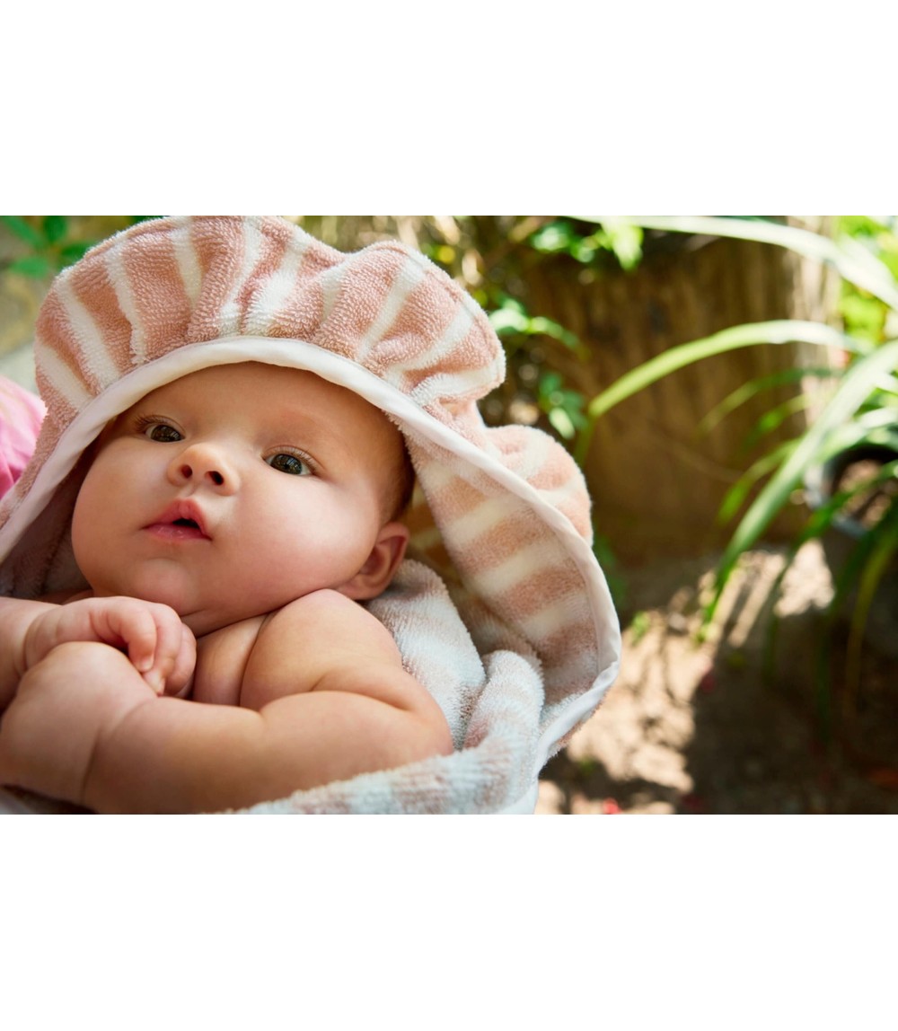 Kapuzenhandtuch - Candy Stripes