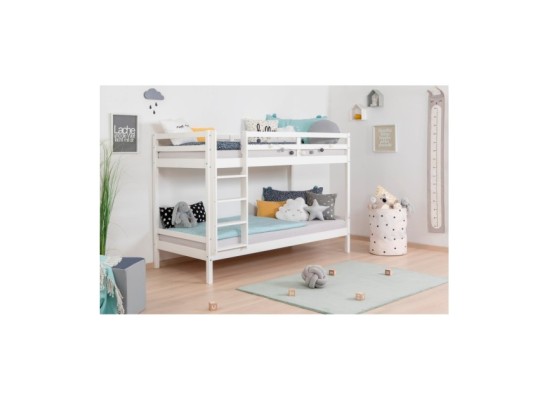 Etagenbett Stockbett Rene Kiefer massiv Weiß