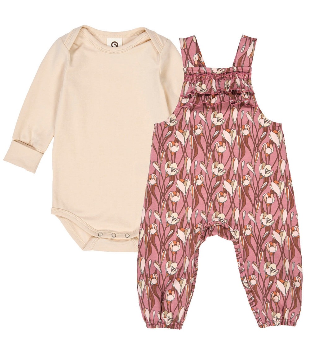 Set aus Langarmbody und Babyhose