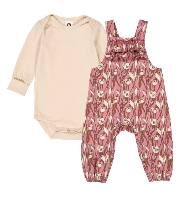 Set aus Langarmbody und Babyhose