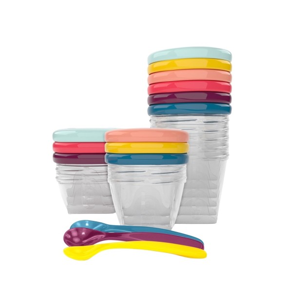 15tlg. Set Behälter für Babynahrung
