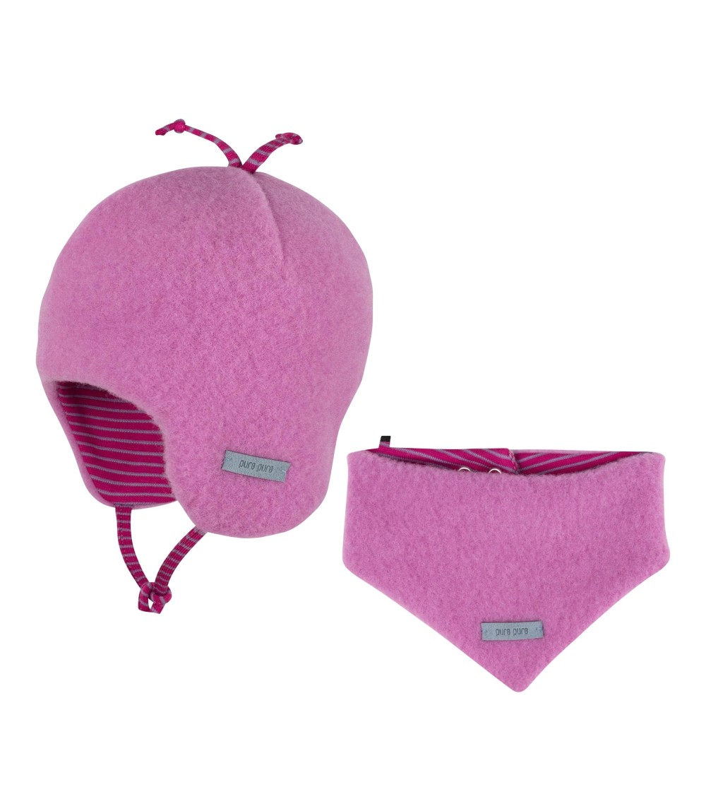 2-tlg. Set Wintermütze und Dreieckstuch