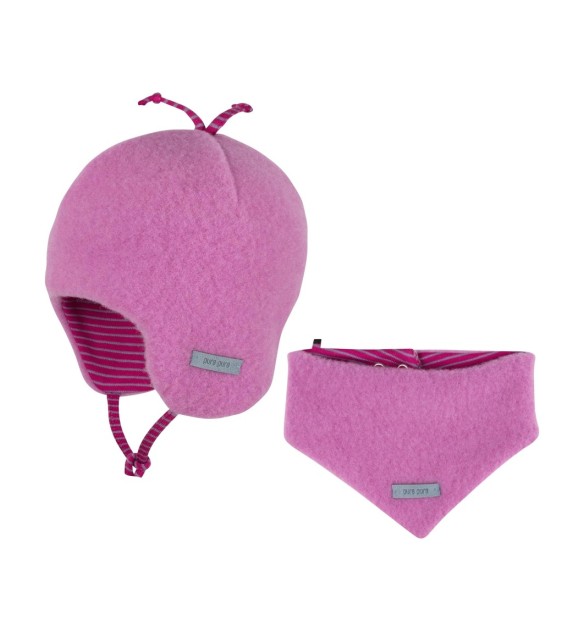 2-tlg. Set Wintermütze und Dreieckstuch
