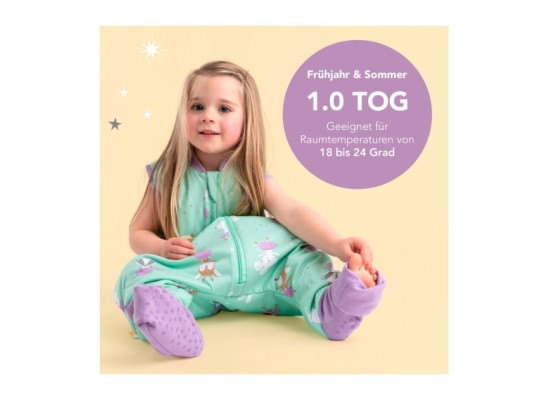 Schlafsack mit Füßen 1.0 Tog