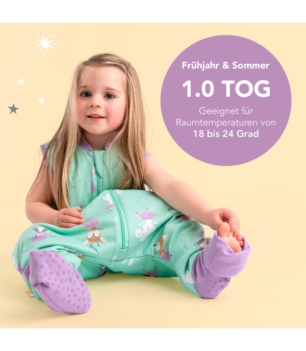 Schlafsack mit Füßen 1.0 Tog