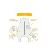 Schlafsack mit Füßen 1.0 Tog