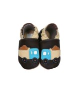 Krabbelschuhe LKW braun