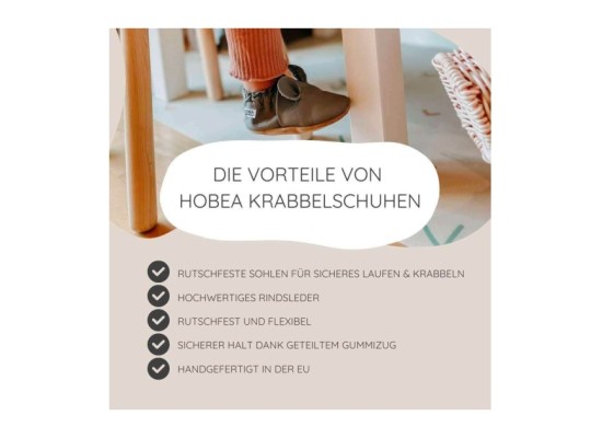 Krabbelschuhe LKW braun