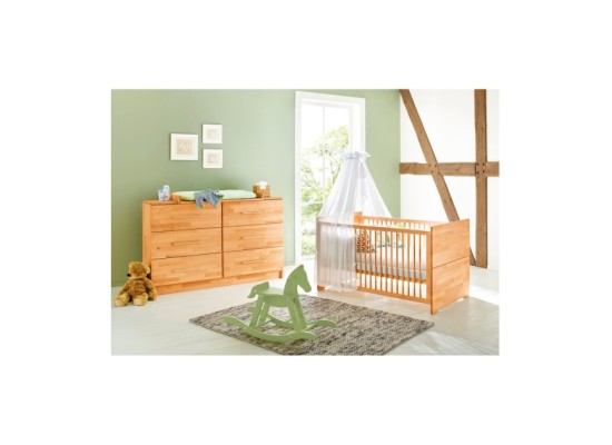 2-tlg. Babyzimmer Natura extrabreit