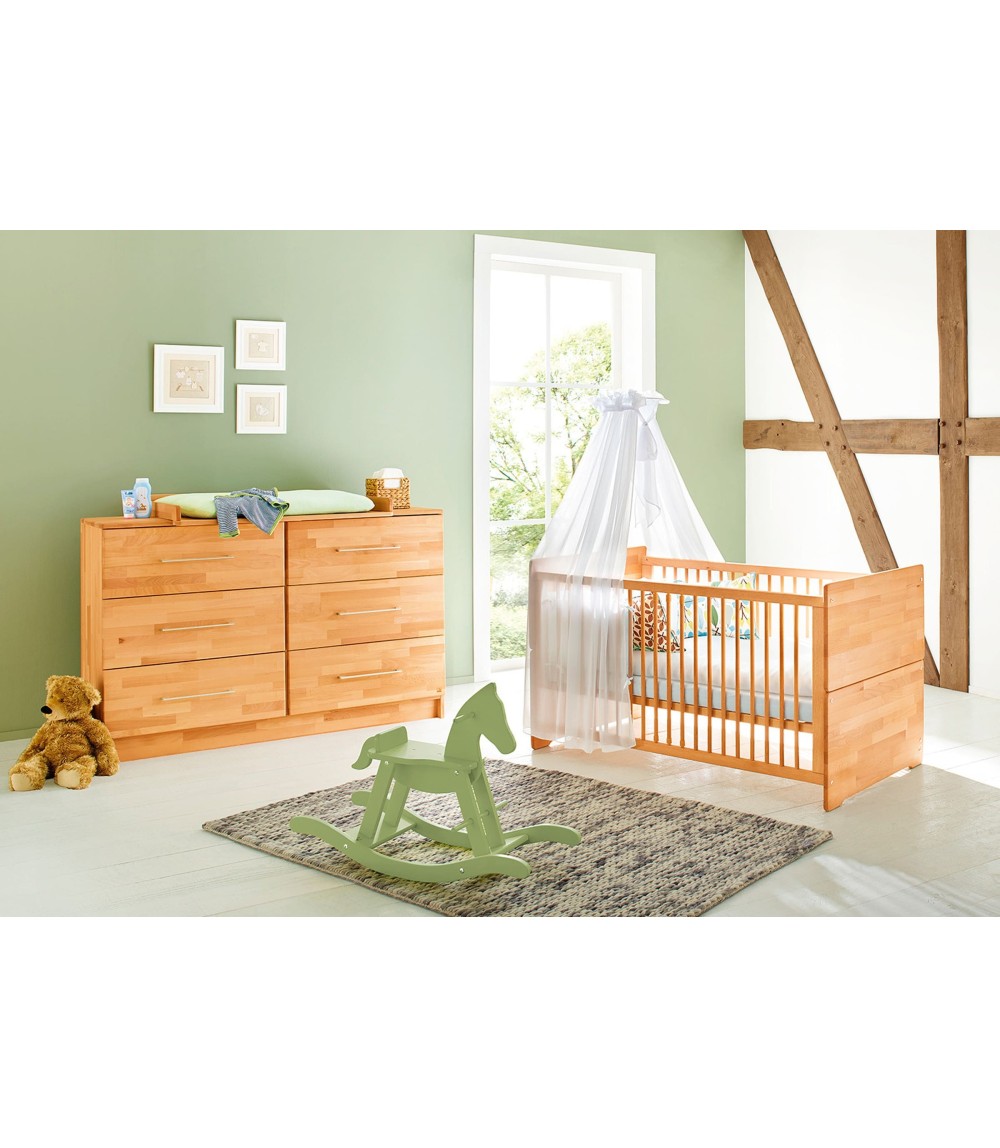 2-tlg. Babyzimmer Natura extrabreit