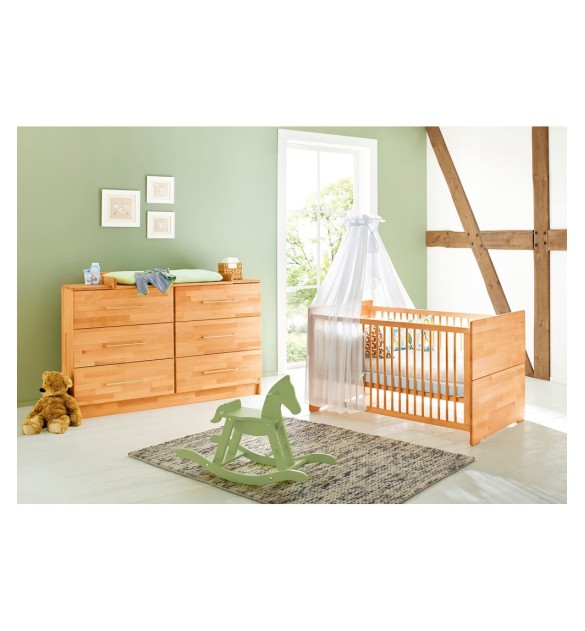 2-tlg. Babyzimmer Natura extrabreit
