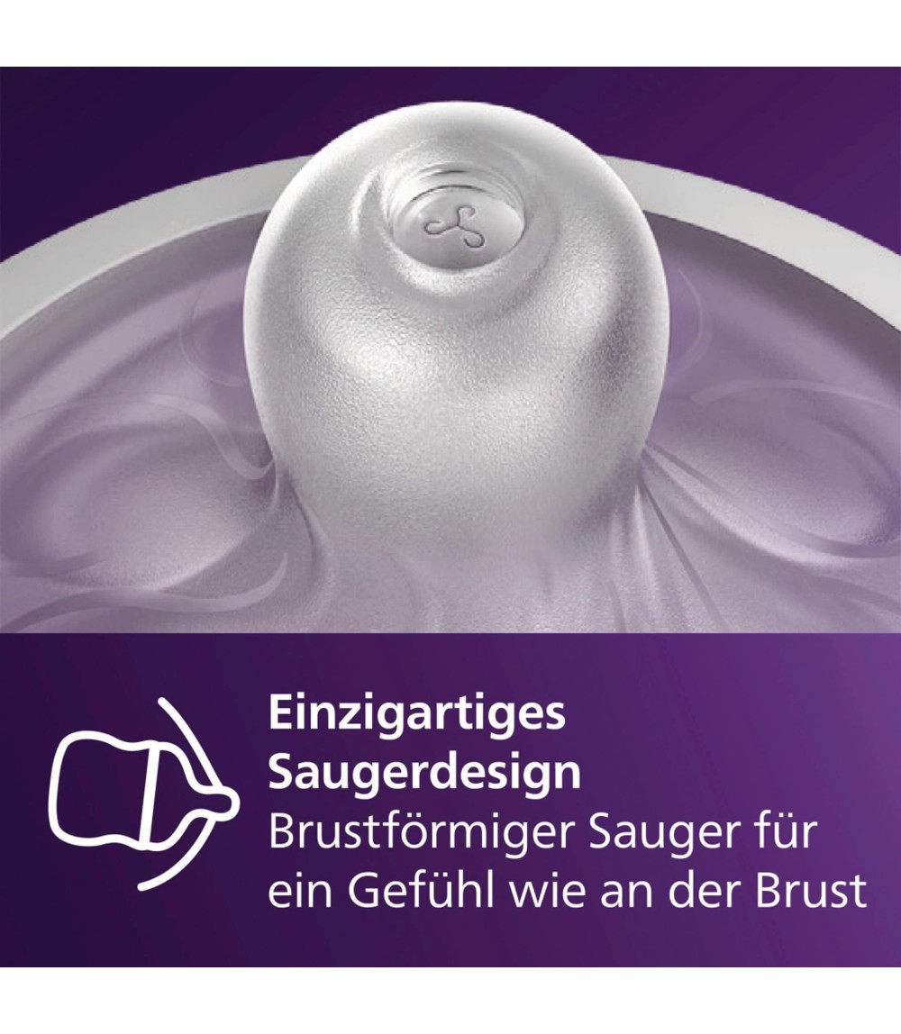 2er-Pack Babyflasche Natural Response, 125ml, ab Geburt