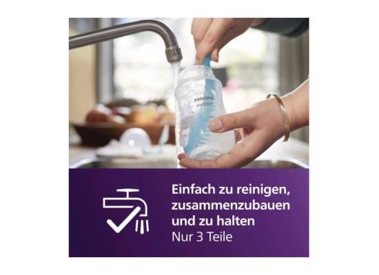 2er-Pack Babyflasche Natural Response, 125ml, ab Geburt