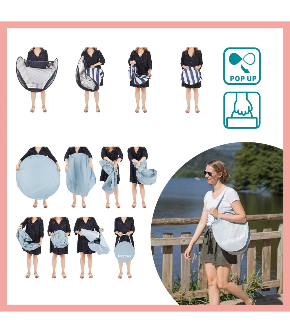 Strandmuschel Aquani 3in1 mit UV-Schutz 50+