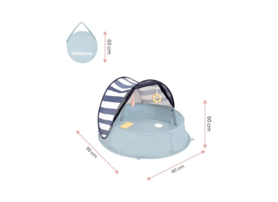 Strandmuschel Aquani 3in1 mit UV-Schutz 50+