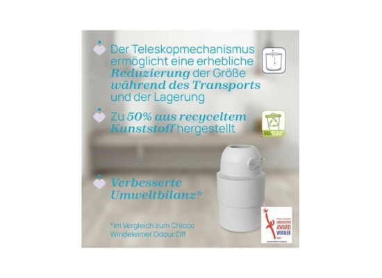 Teleskop-Windeleimer Odour Off