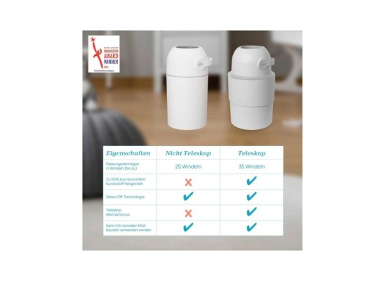 Teleskop-Windeleimer Odour Off