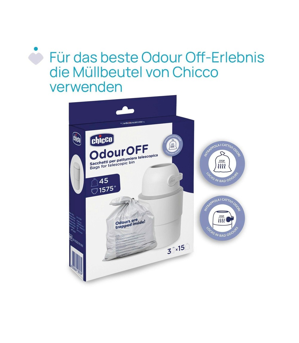 Teleskop-Windeleimer Odour Off