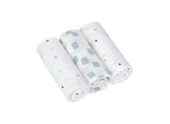 3er-Pack Mullwindeln 60x60 cm