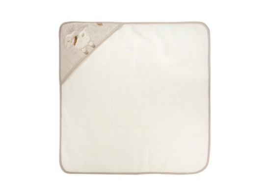 2-tlg. Bade-Set Kapuzenbadetuch & Waschlappen fehnNATUR