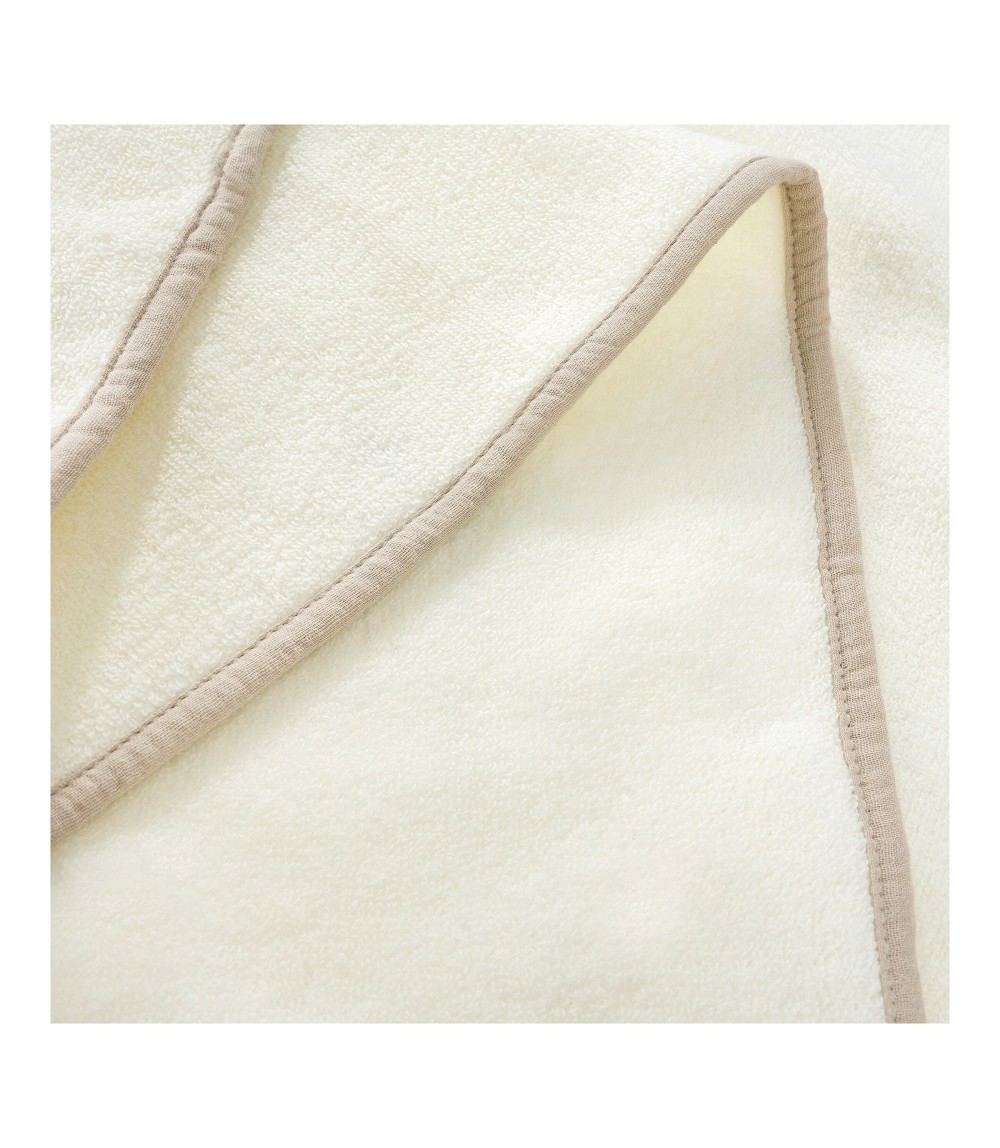 2-tlg. Bade-Set Kapuzenbadetuch & Waschlappen fehnNATUR