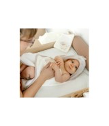 2-tlg. Bade-Set Kapuzenbadetuch & Waschlappen fehnNATUR