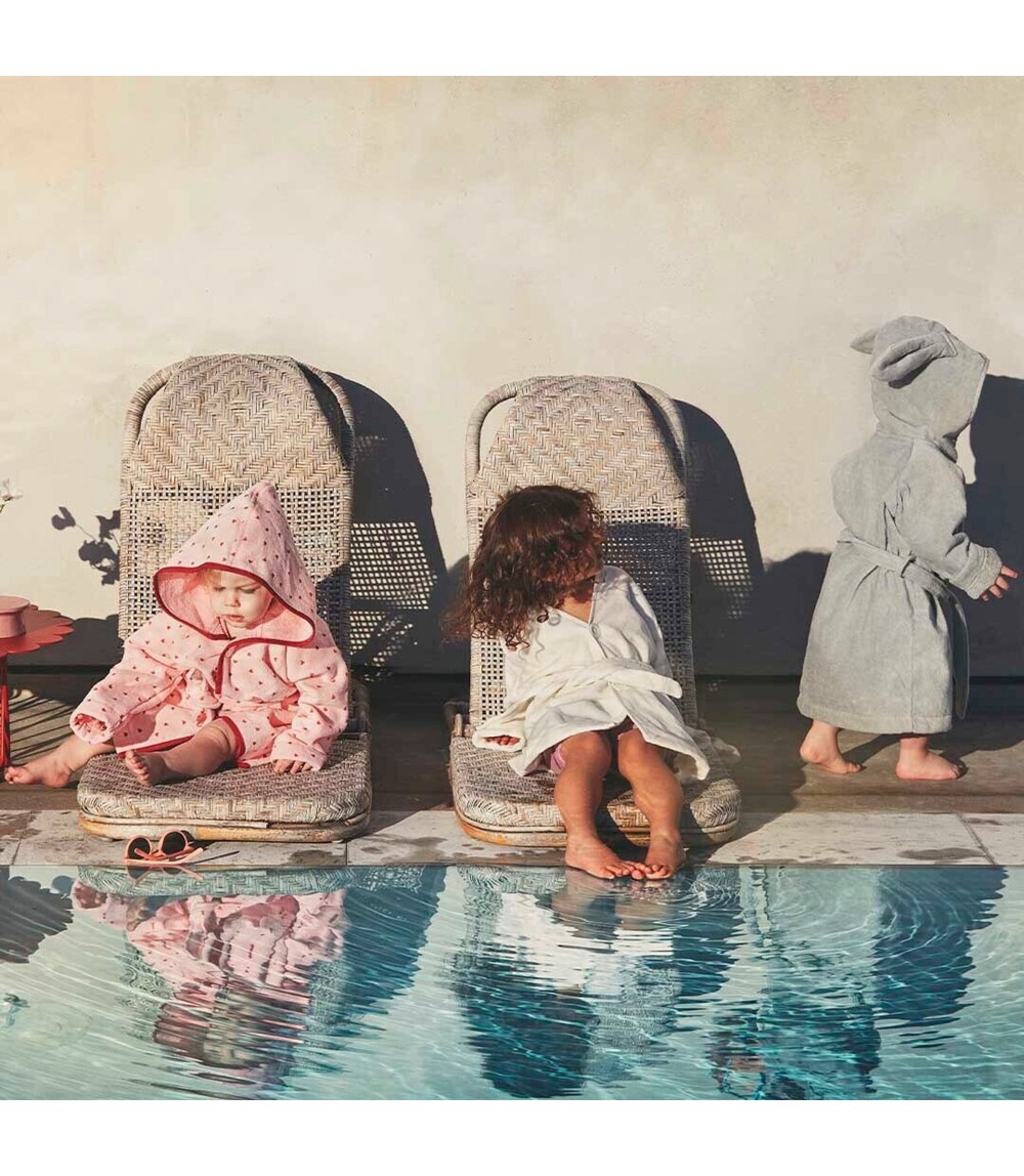 Bademantel - Vanilla White 1-3y