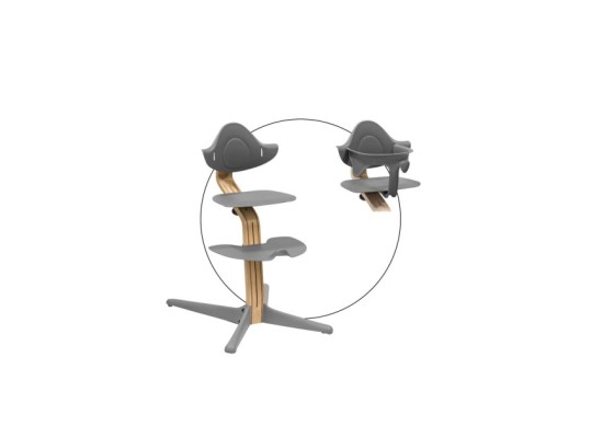 Bundle Hochstuhl Eiche inkl. Babyset