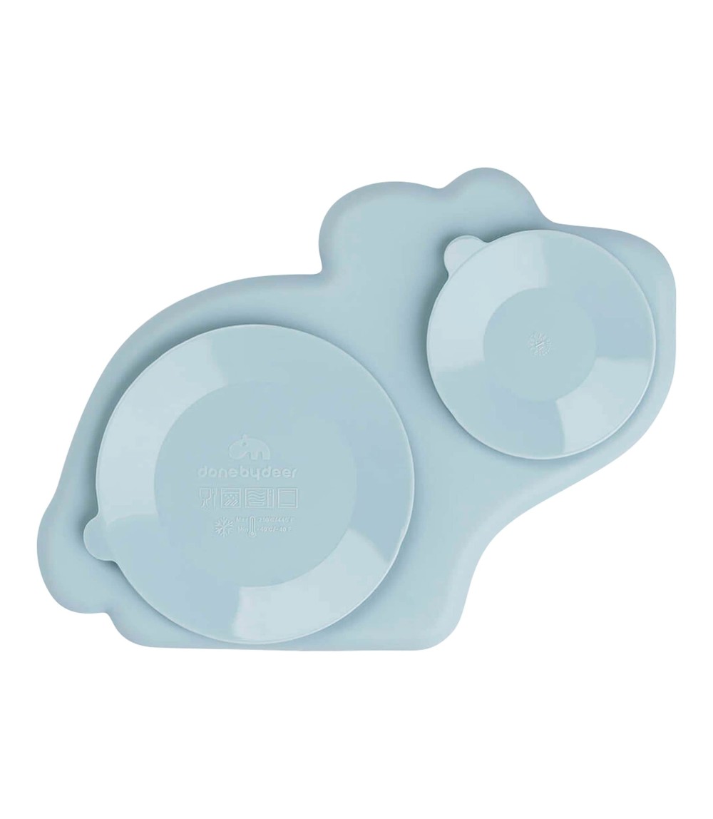 Esslernteller Silikon Krokodil Croco