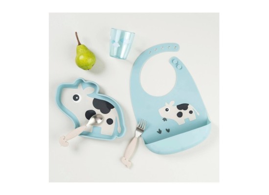 Esslernteller Silikon Krokodil Croco