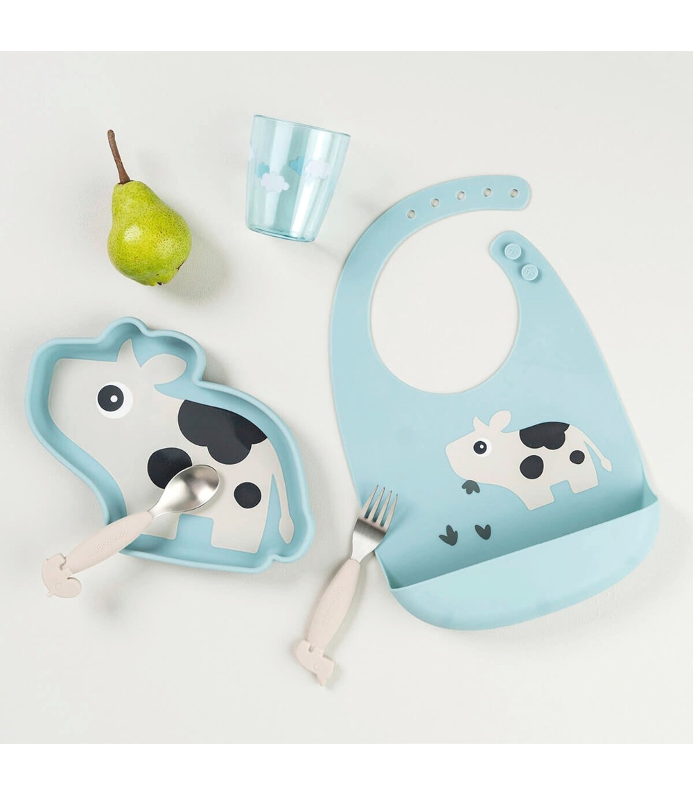 Esslernteller Silikon Krokodil Croco