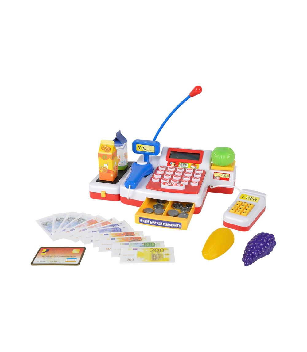 Supermarktkasse mit Scanner