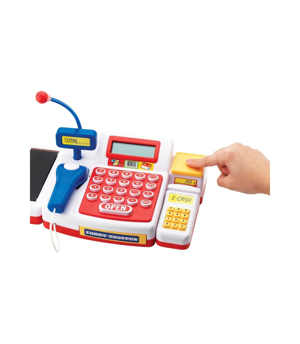 Supermarktkasse mit Scanner