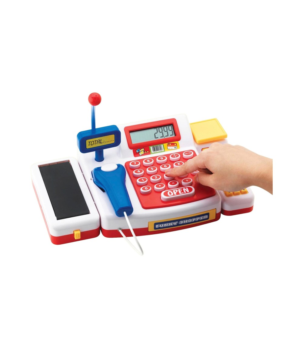 Supermarktkasse mit Scanner