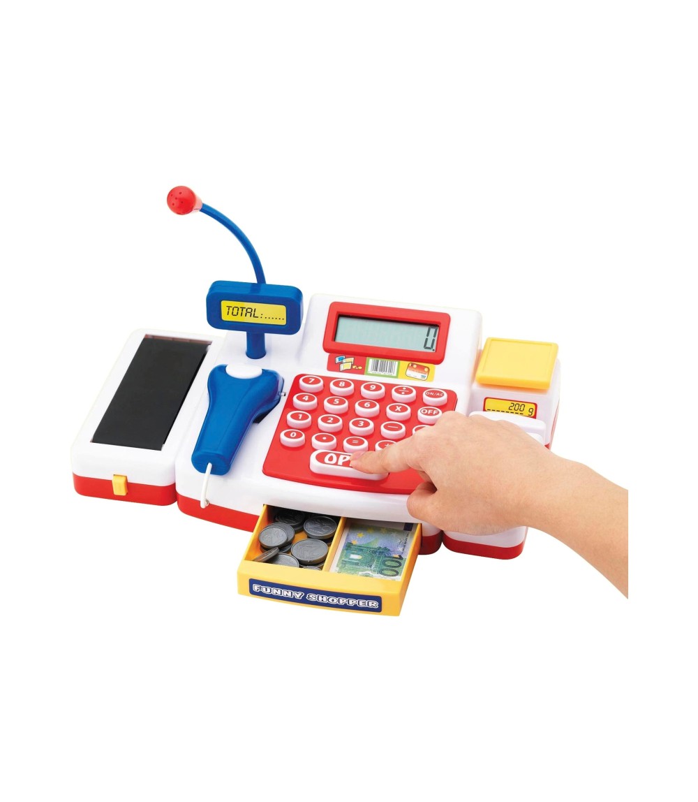 Supermarktkasse mit Scanner