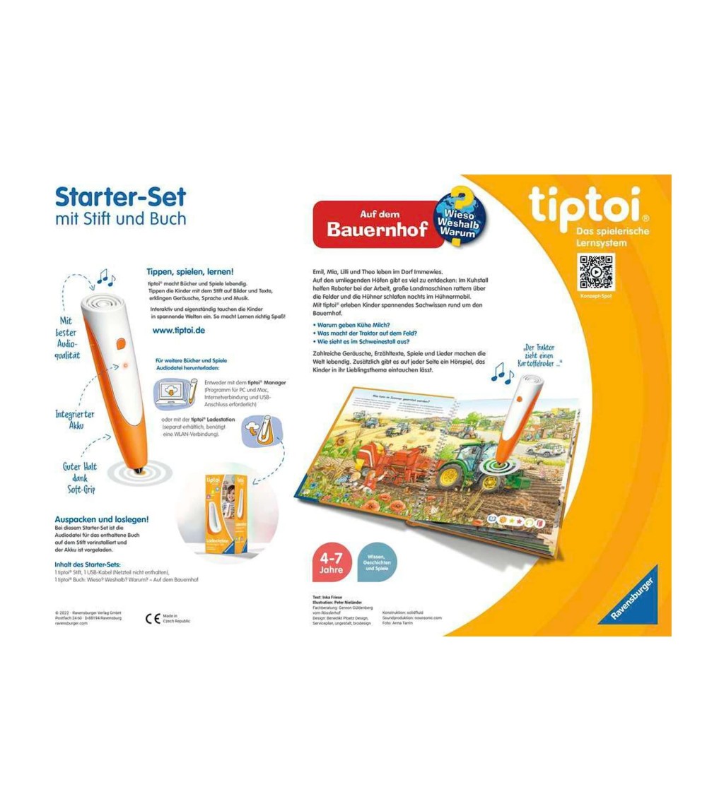 Starter-Set Stift & Buch - Auf dem Bauernhof