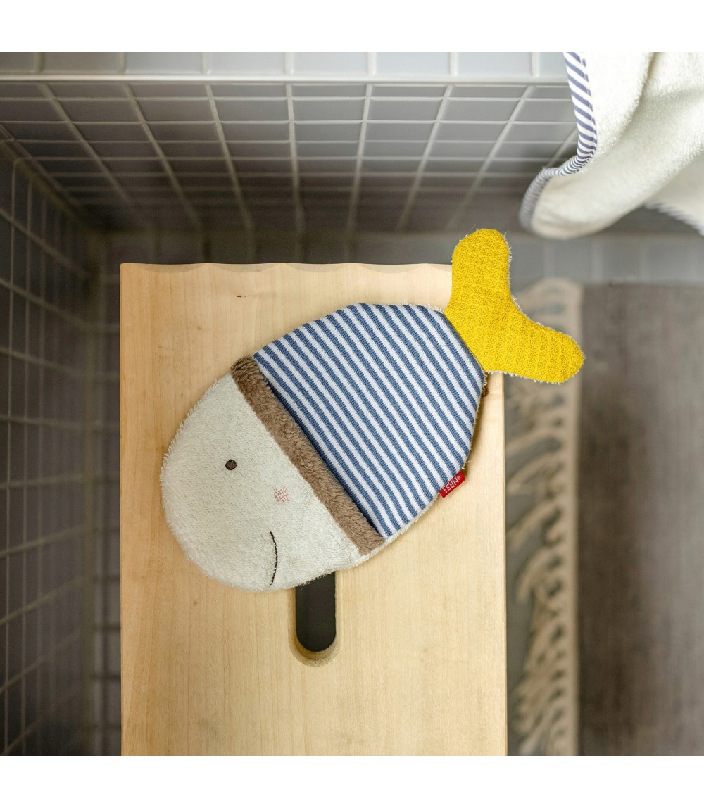 Waschhandschuh Fisch