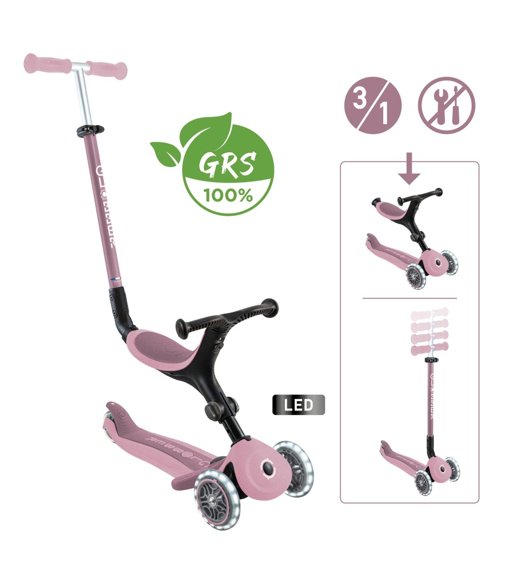 Scooter 3in1 Go-Up active ECO mit Leuchtrollen