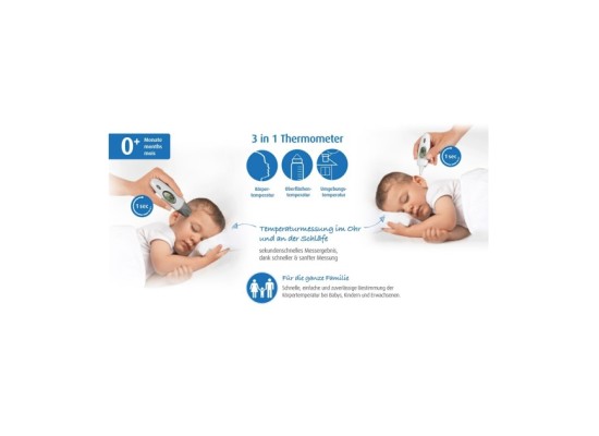 3-in-1 Fieberthermometer Skin Temp