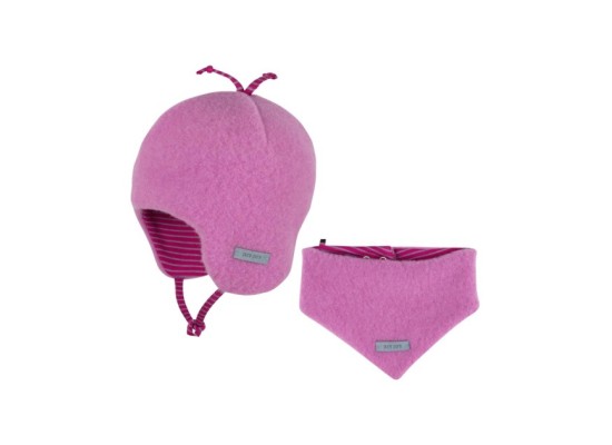 2-tlg. Set Wintermütze und Dreieckstuch