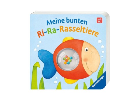 Pappbilderbuch Meine bunten Ri-Ra-Rasseltiere