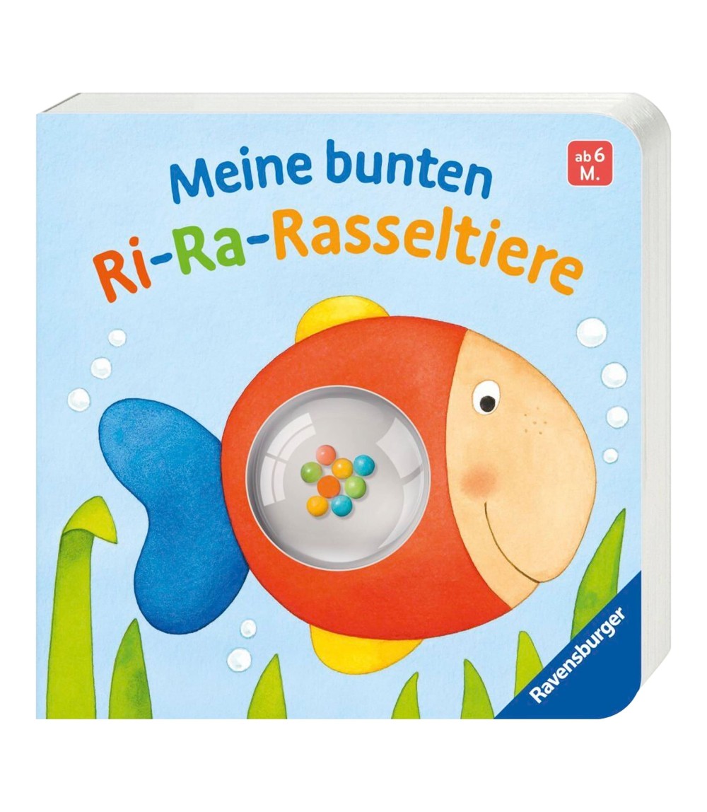 Pappbilderbuch Meine bunten Ri-Ra-Rasseltiere