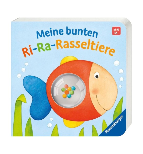 Pappbilderbuch Meine bunten Ri-Ra-Rasseltiere