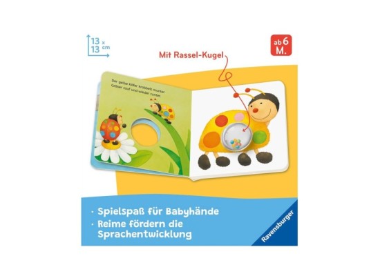 Pappbilderbuch Meine bunten Ri-Ra-Rasseltiere